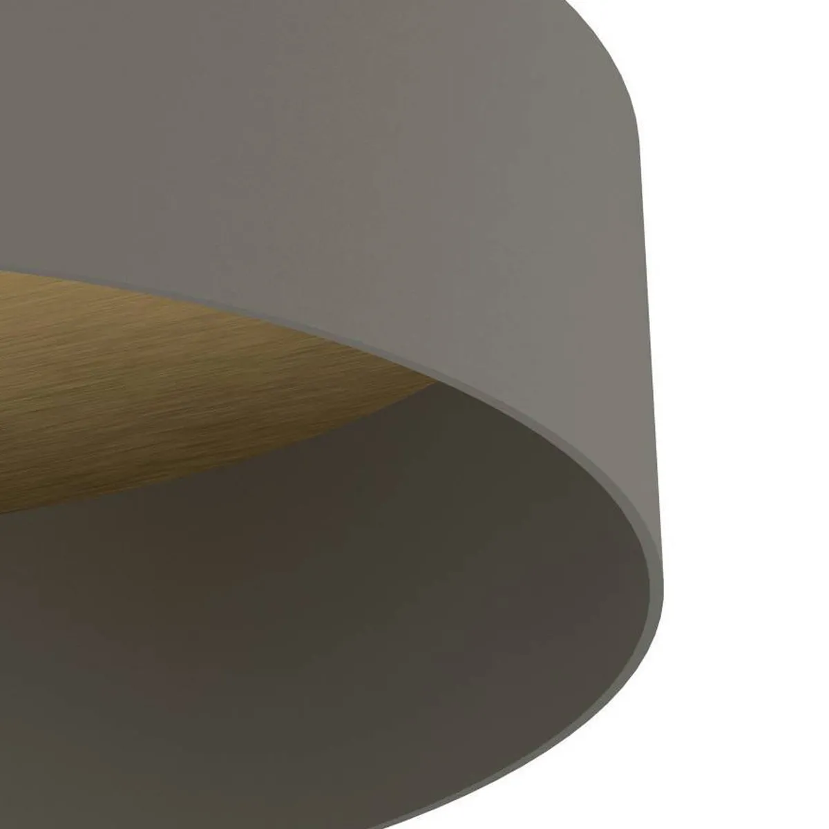 Eglo Duaia Plafondlamp E27 Ø42cm - Grijs - Hout/Staal