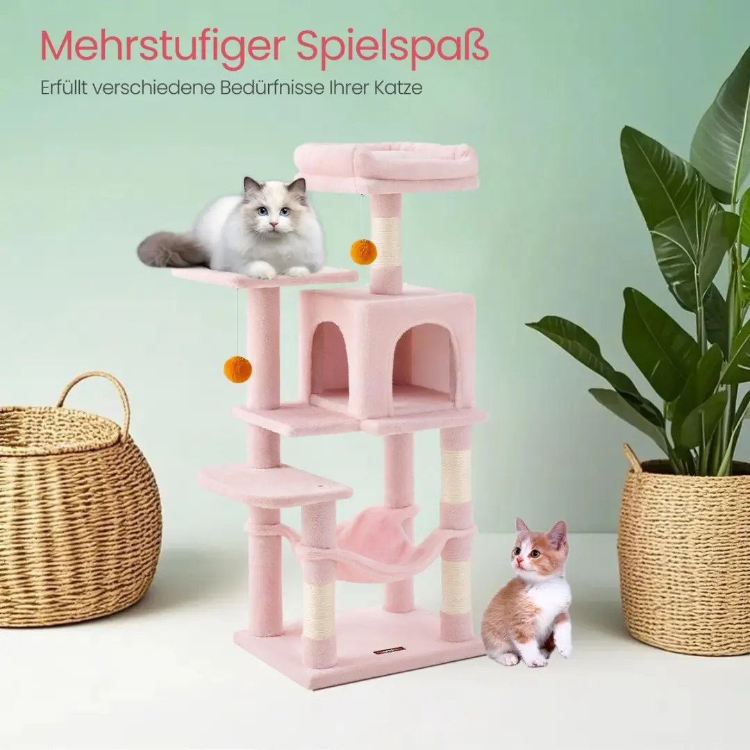 Songmics Krabpaal Kattenboom 4 Niveaus