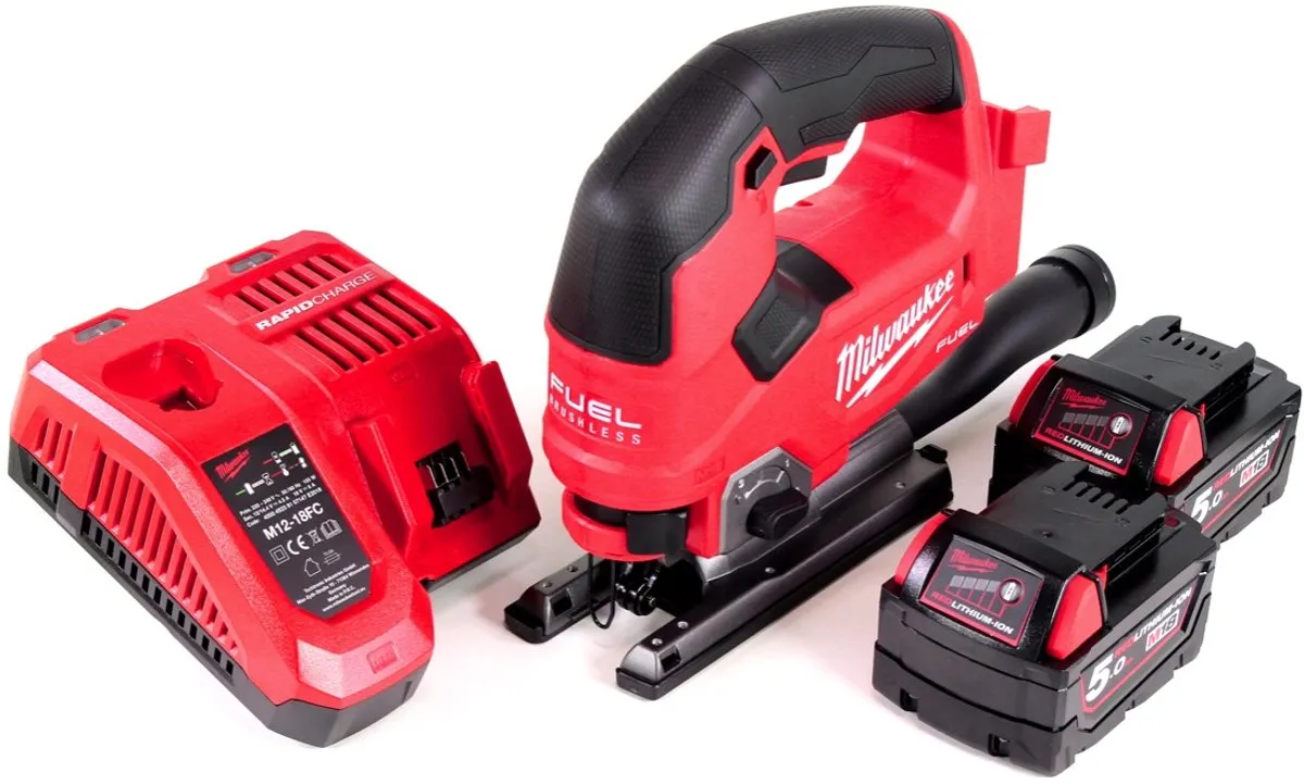 Milwaukee M18 FJS-502C Decoupeerzaag - 2x 5,0Ah accu