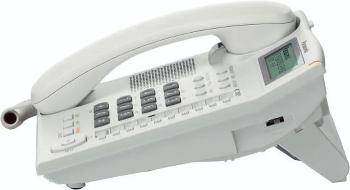 Panasonic KX-TS880EXW Vaste Telefoon - Wit - afbeelding 2 van 3