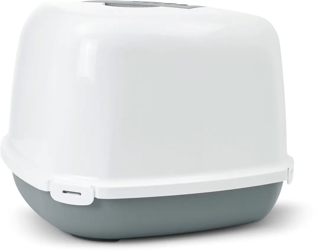 Savic Nestor Corner Kattenbak Hoektoilet Grijs/Wit