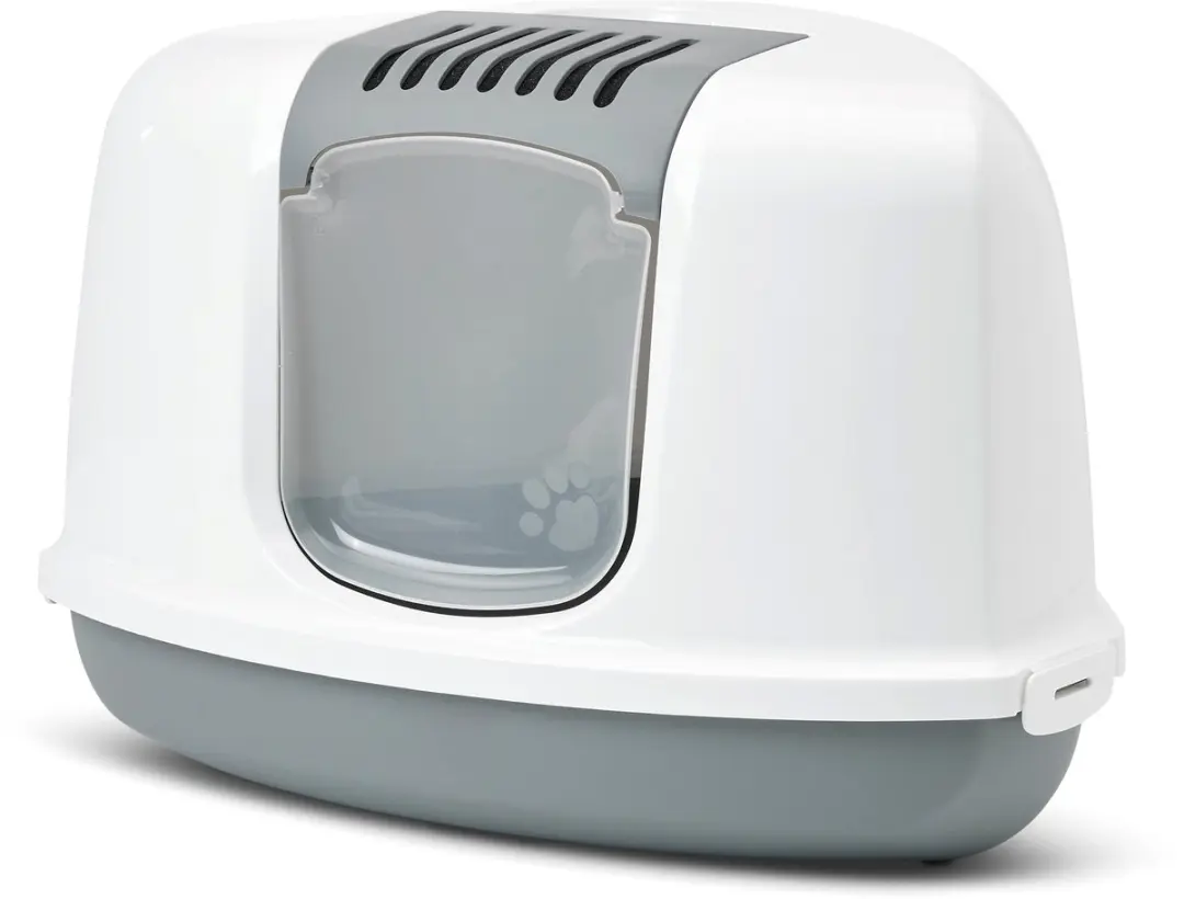 Savic Nestor Corner Kattenbak Hoektoilet Grijs/Wit