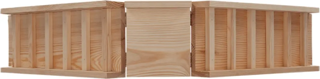 Esschert Design Egeltrap 101x15,5x7,5cm - Houtkleur