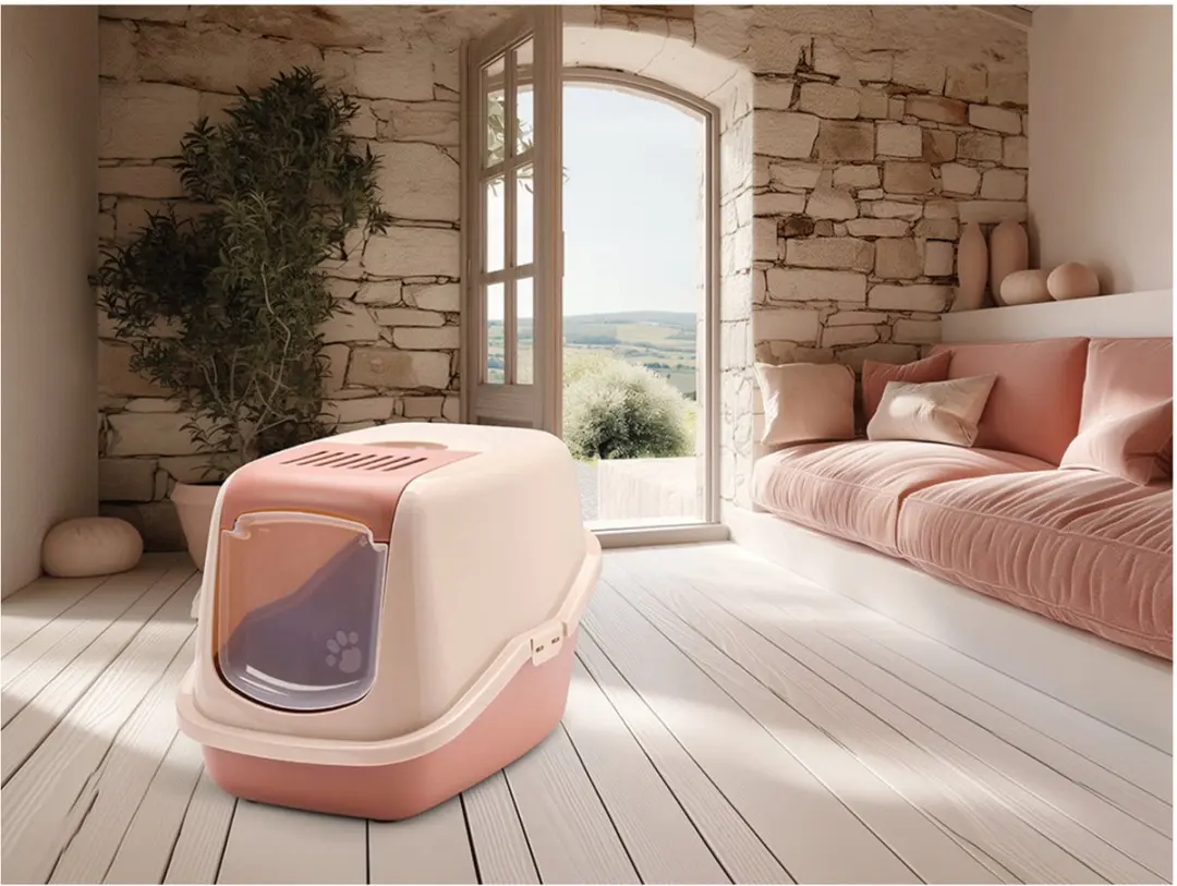 Savic Nestor Tuscany Kattenbak 56x39x38.5cm - Roze