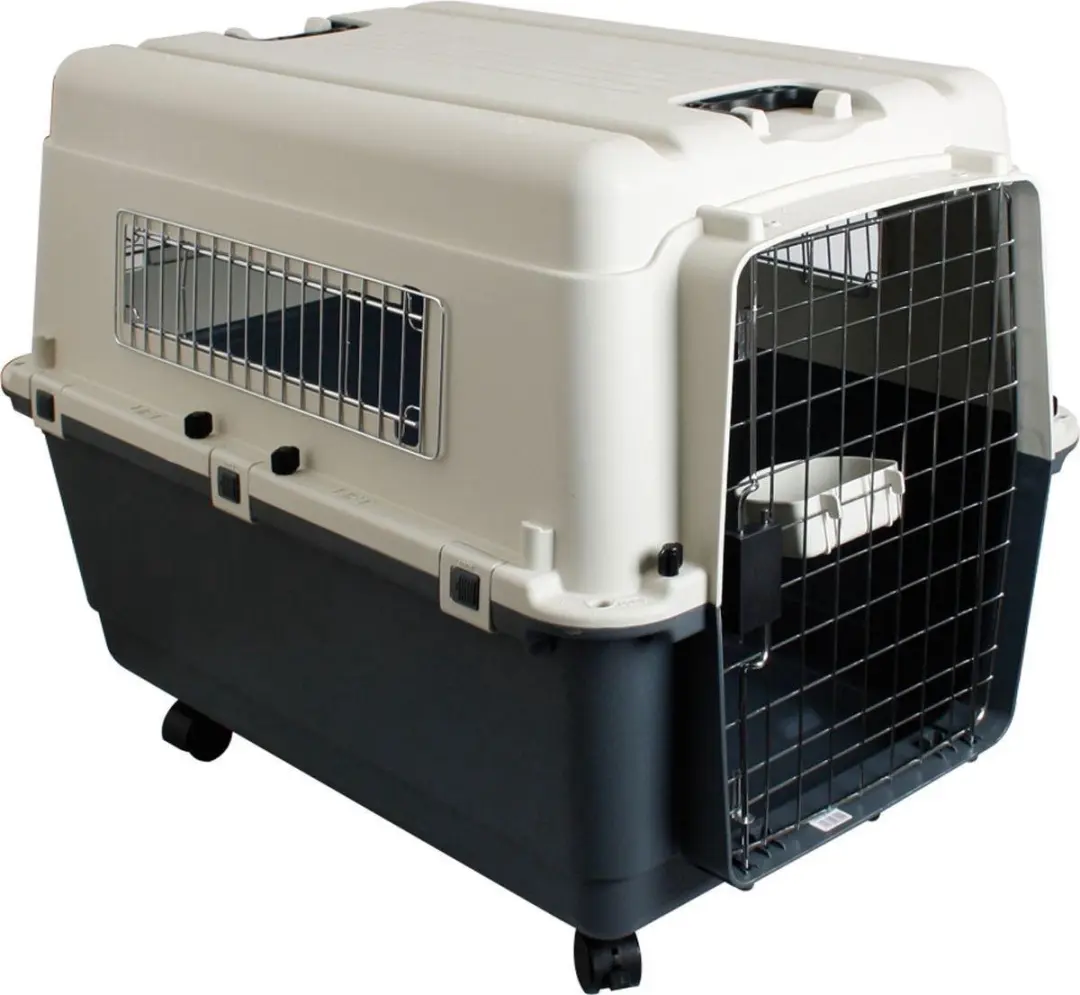 Flamingo Transportbox Nomad Donkergrijs L 80x57x65cm