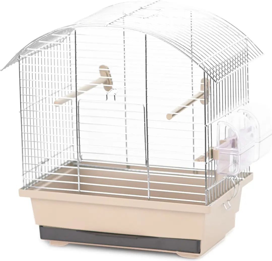 DuvoPlus Vogelkooi Natural Lora Set - 3 Stuks Gemengde Kleuren
