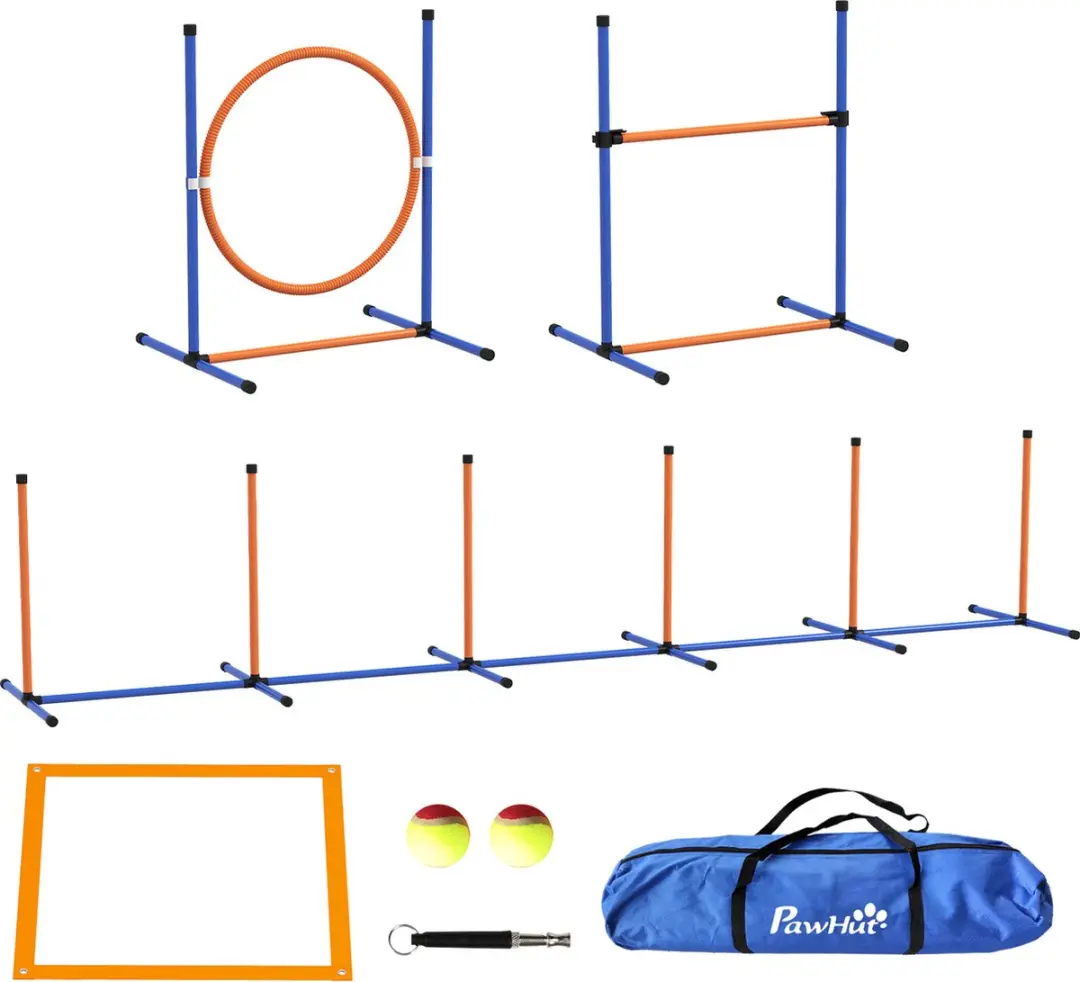 Pawhut Hunde Agility Set 4-delig