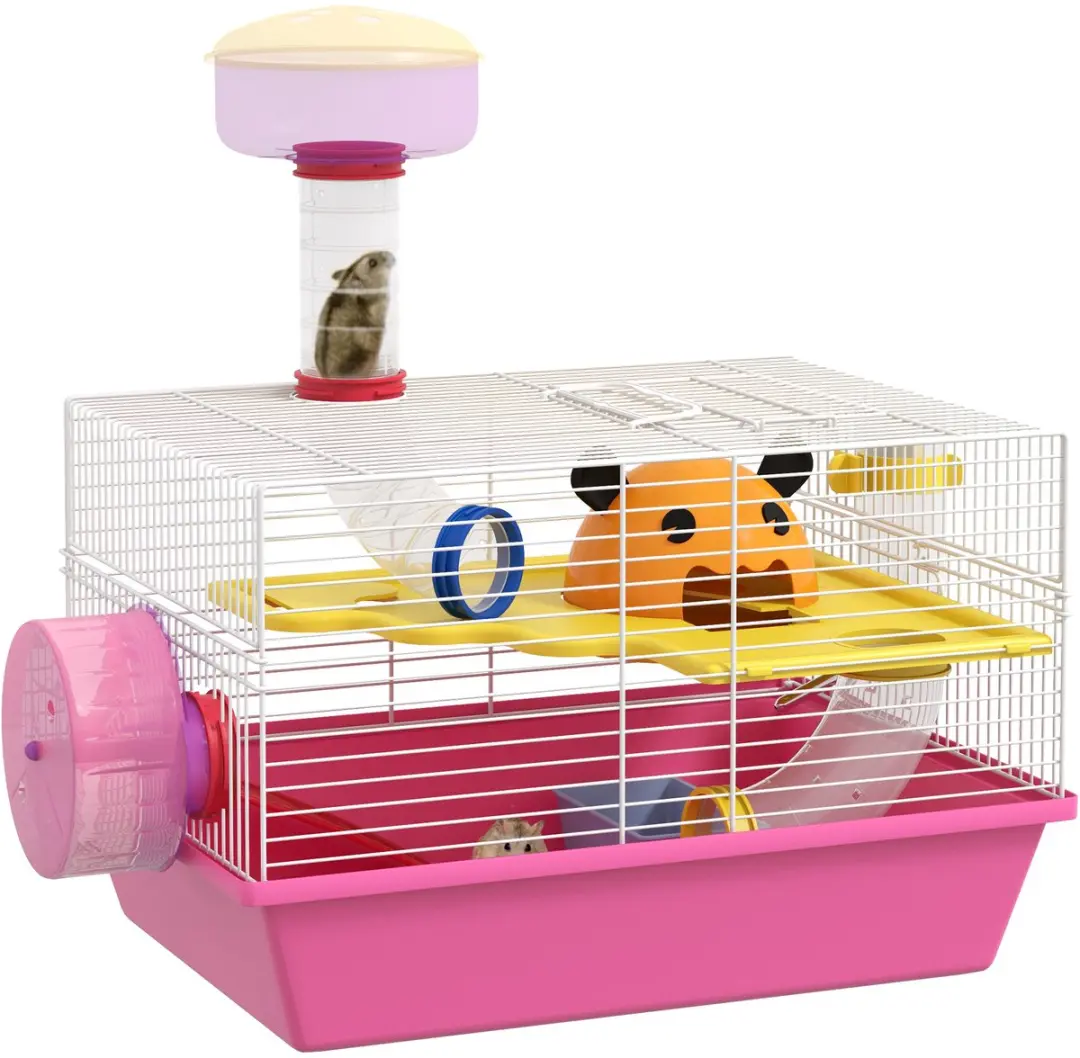 Pawhut Hamsterkooi 34x27x25cm