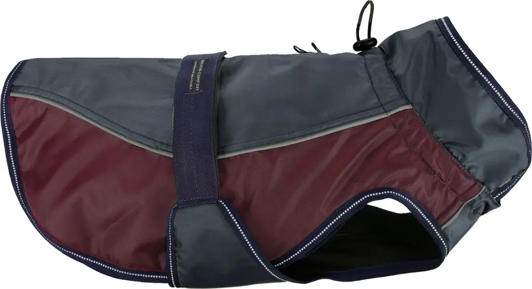Flamingo Hondenjas Eisberg - Bordeaux/Donkerblauw 80cm