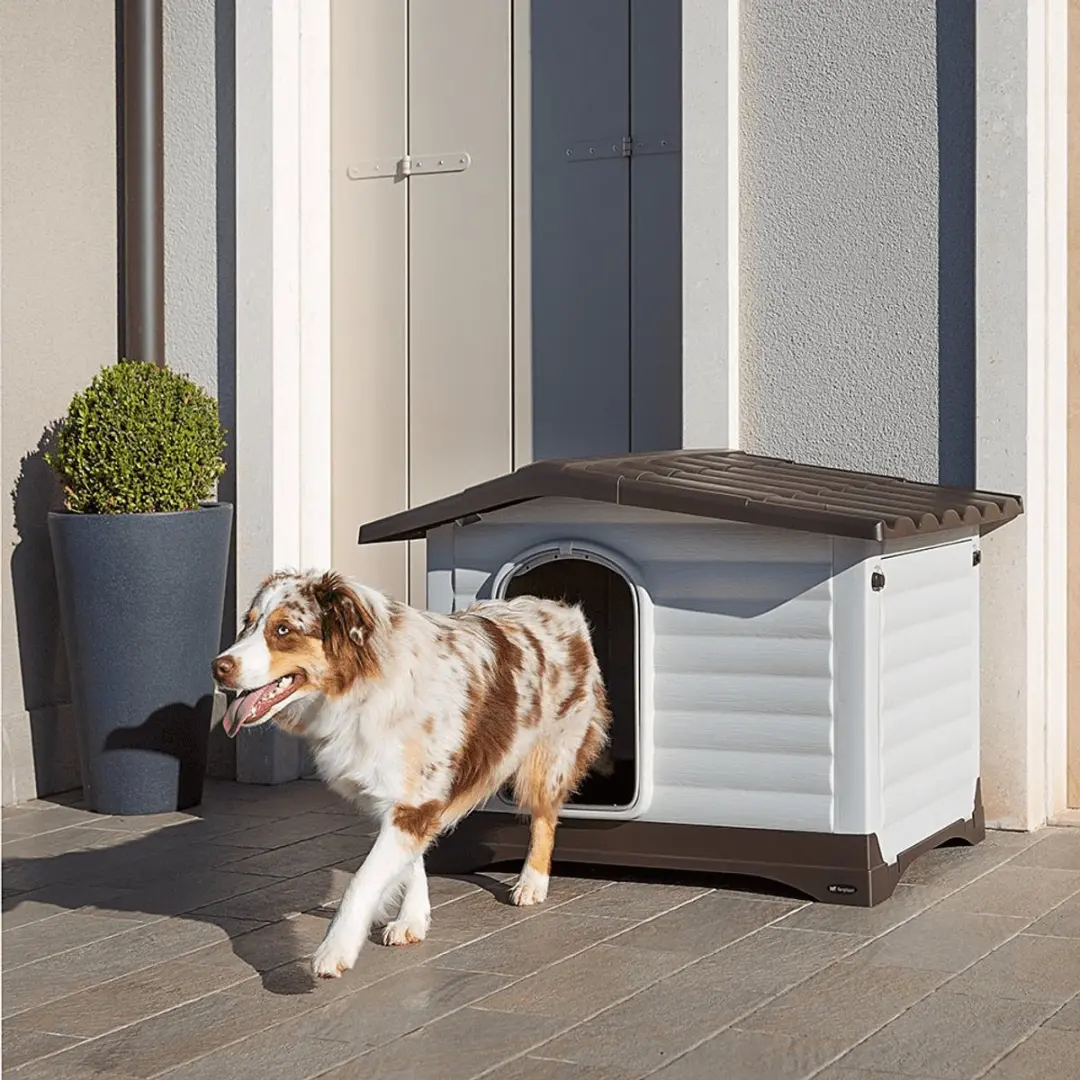 Ferplast Dogvilla 110 Hondenhok - 111x84x79cm - Grijs