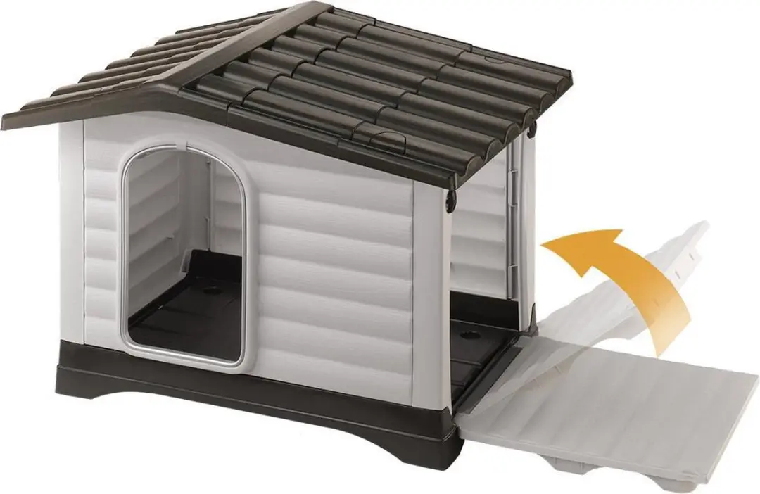 Ferplast Dogvilla 110 Hondenhok - 111x84x79cm - Grijs