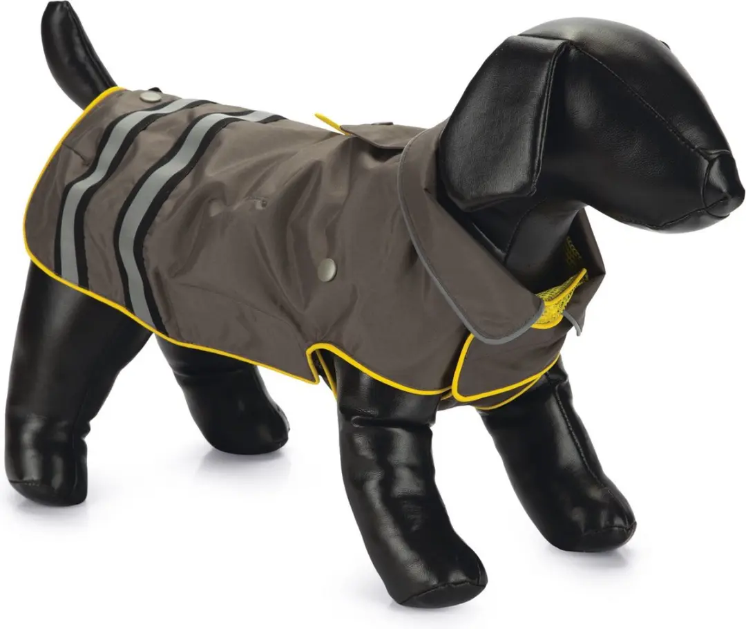 Beeztees Seja Honden Regenjas Grijs/Geel XXXXL