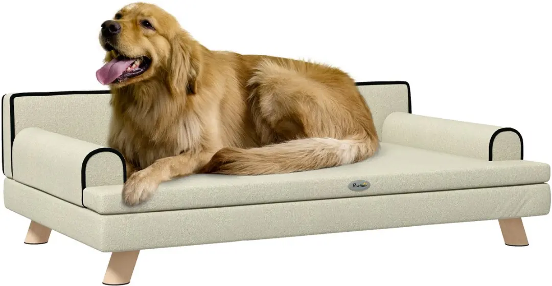 Pawhut Huisdierenbank Beige