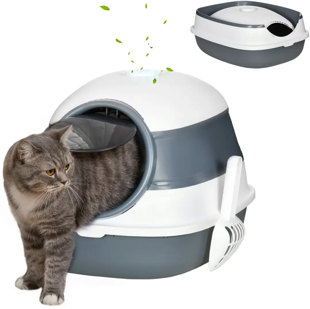 Pawhut Kattenbak met schep D31-066V00