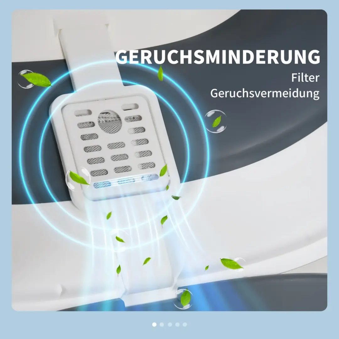 Pawhut Kattenbak met schep D31-066V00