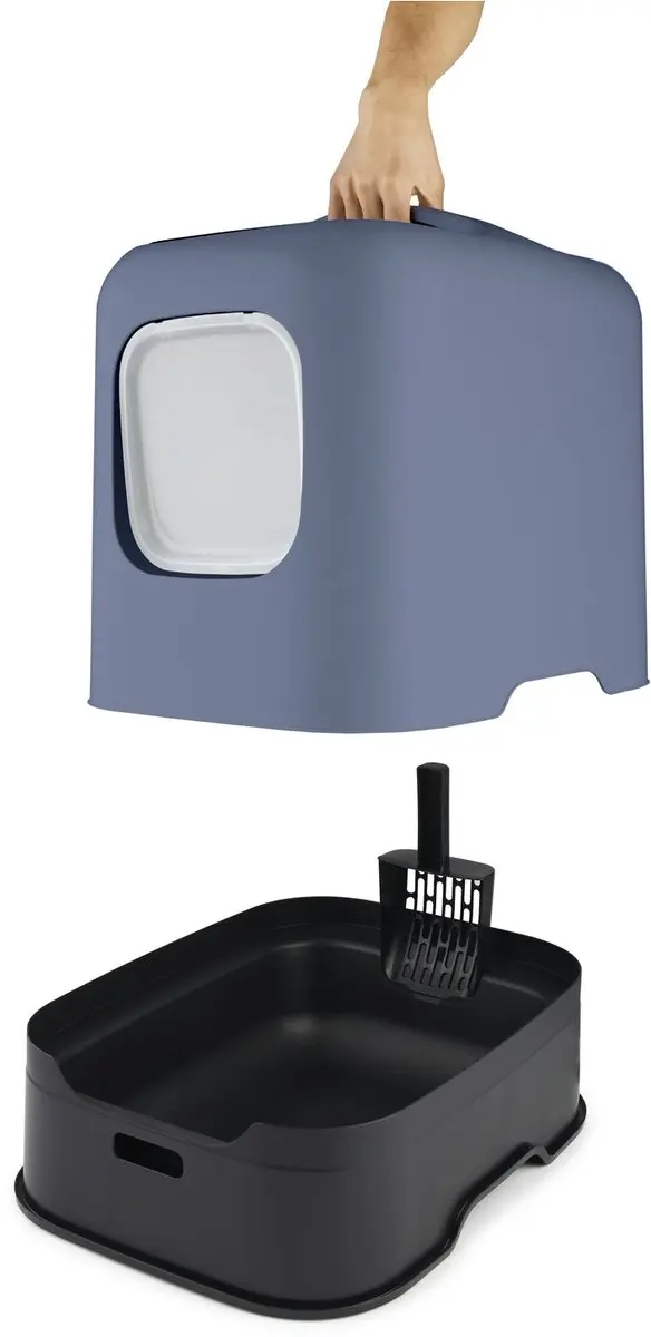 Rotho Mypet Biala Kattenbak - 51x39,5x44,3cm - Blauw & Antraciet