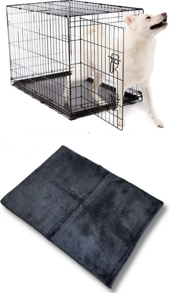 Duvo Hondenbench XL - 107x71x77cm - Zwart