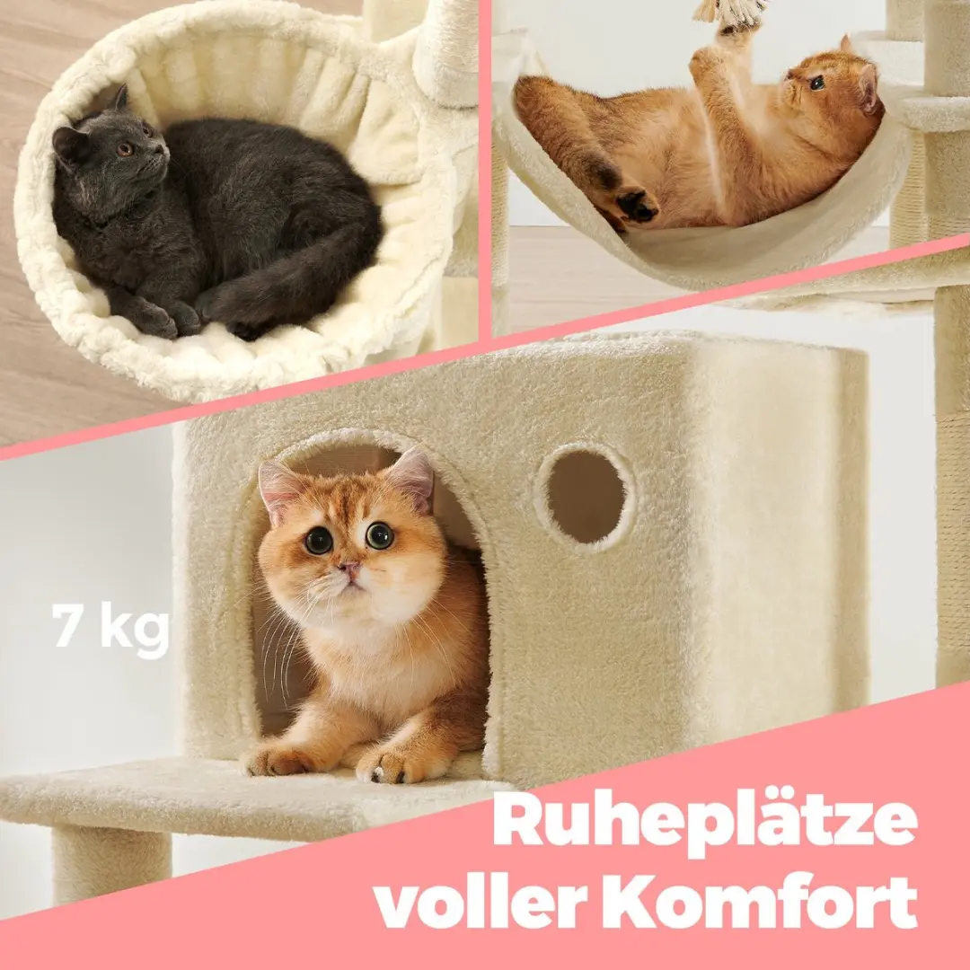 Songmics Krabpaal 206cm - 3 Ligplekken - 5 Niveaus
