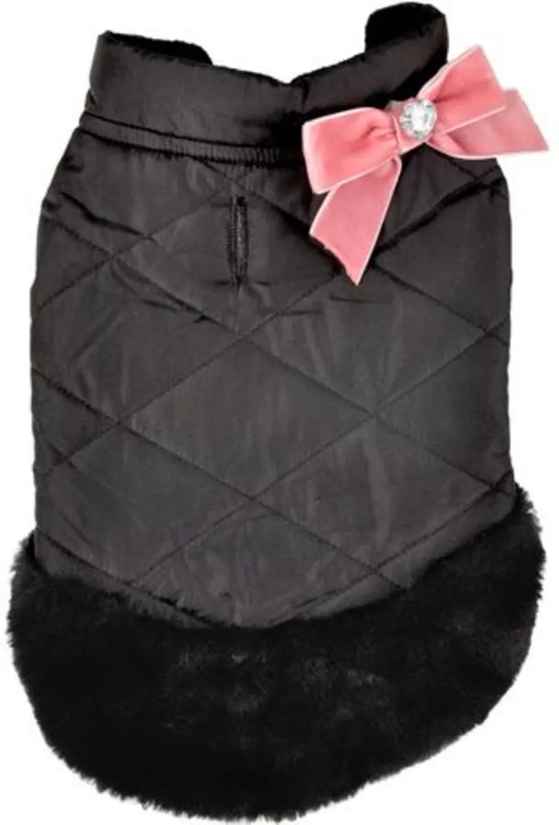 Flamingo Lolita Hondenjas - Zwart - Maat M - afbeelding 6 van 6