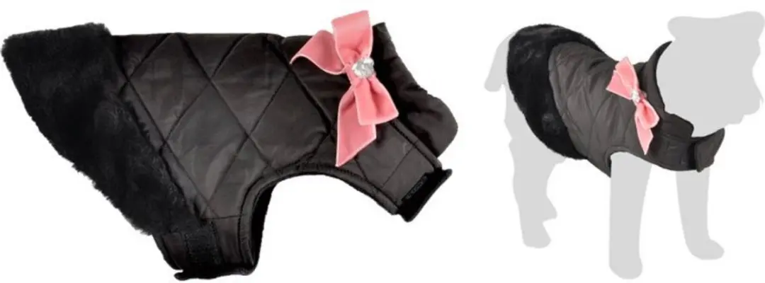 Flamingo Lolita Hondenjas - Zwart - Maat M