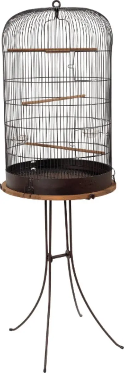Zolux Retro Marthe Vogelkooi - 48x48x74cm - Blauw