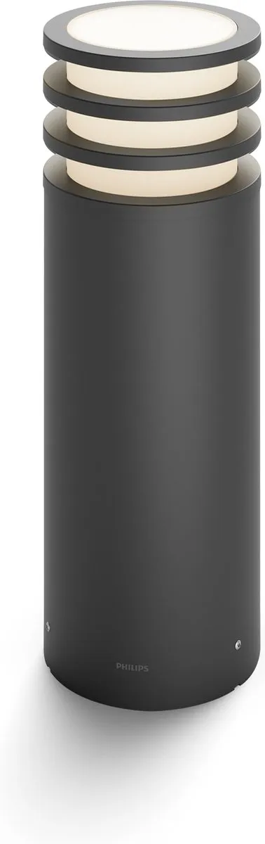Philips Hue Lucca Sokkellamp - 9W - Zwart