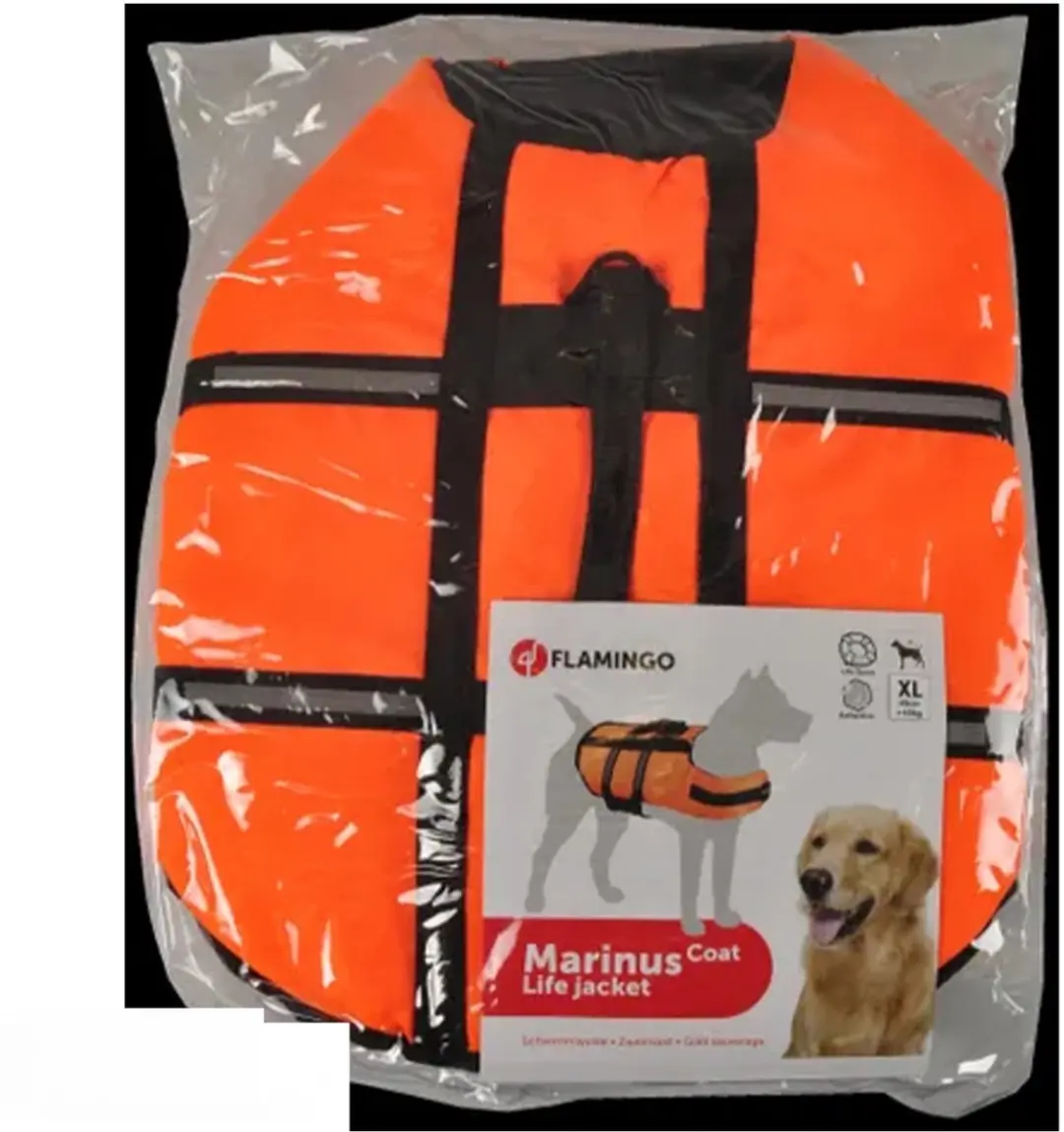 Flamingo Marinus Zwemvest Hond XS - Fluorooranje