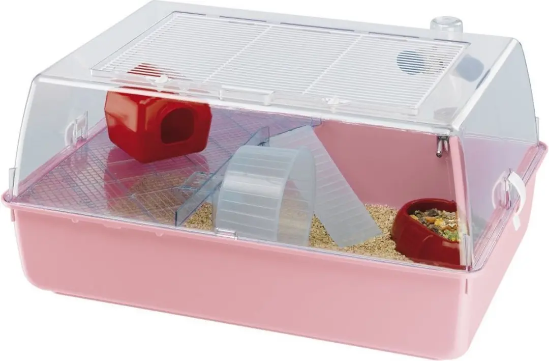 Ferplast Mini Duna Hamsterkooi - 55x39x27cm - Assorti
