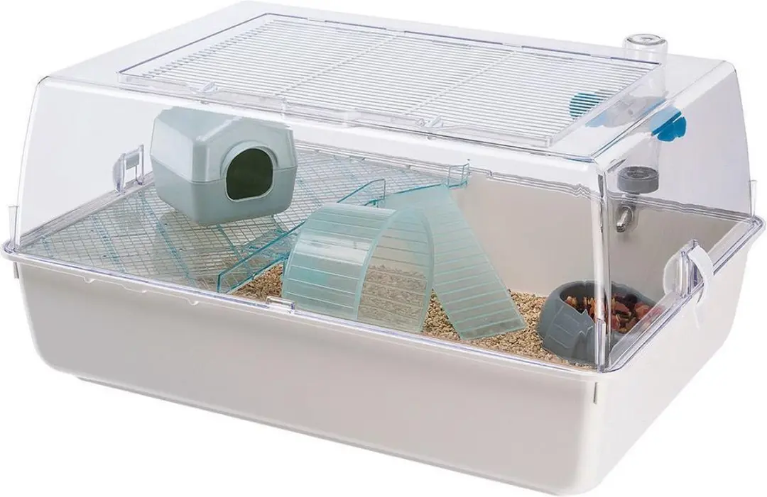 Ferplast Mini Duna Hamsterkooi - 55x39x27cm - Assorti