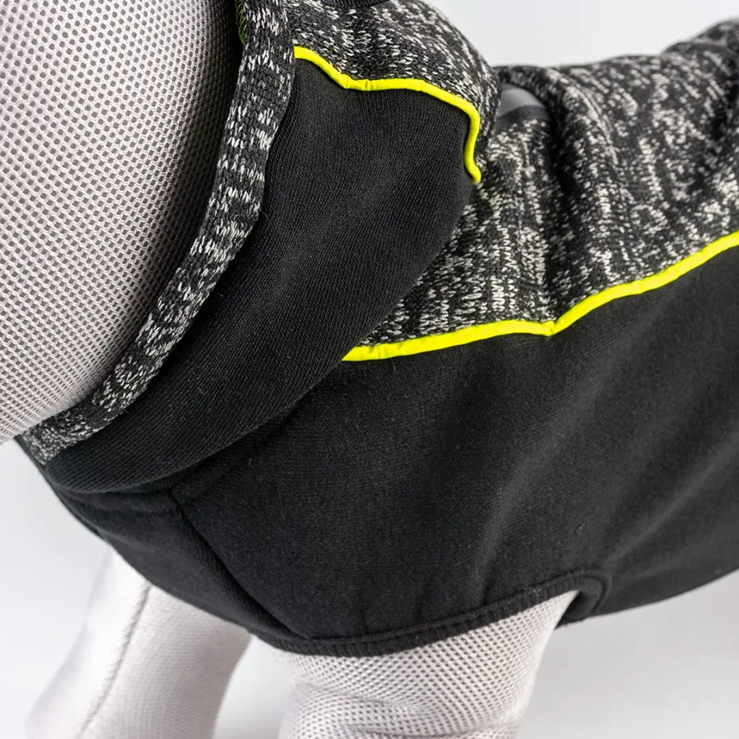 Duvo Dierenkleding Hondensweater Sporty XS - 30cm - Zwart
