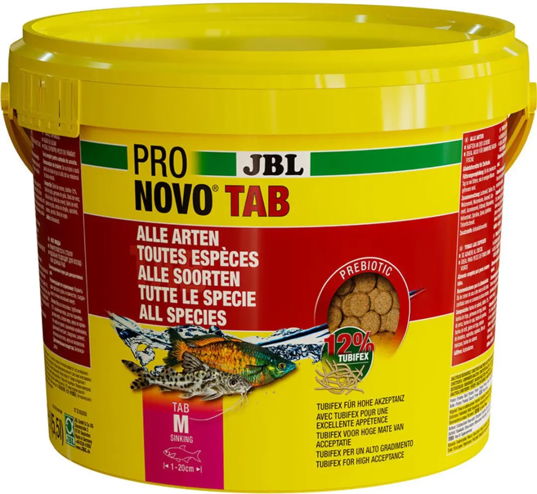 JBL ProNovo Tab M Voedertabletten 5,5L - Geel