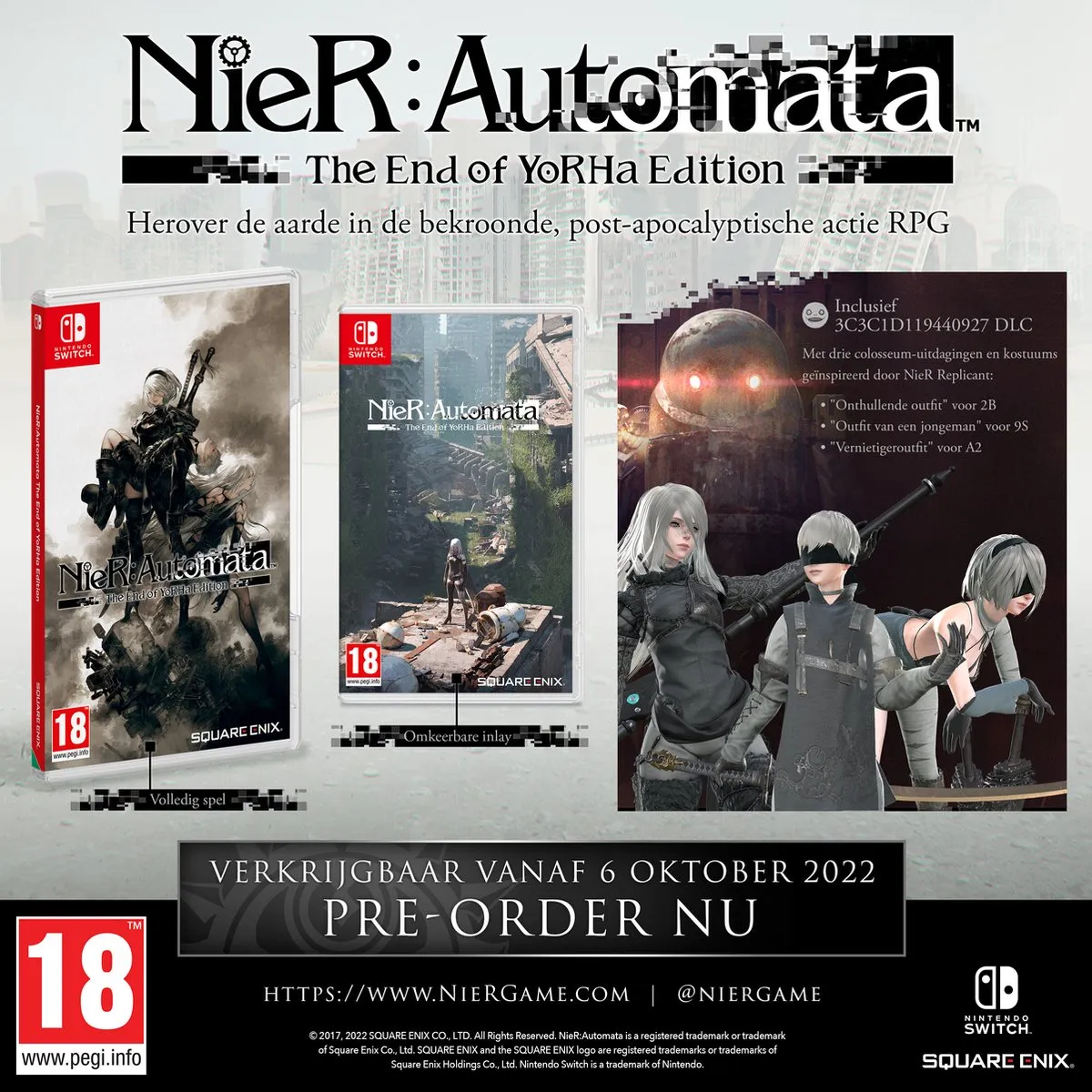 Square Enix NieR: Automata The End of YoRHa Edition Nintendo Switch