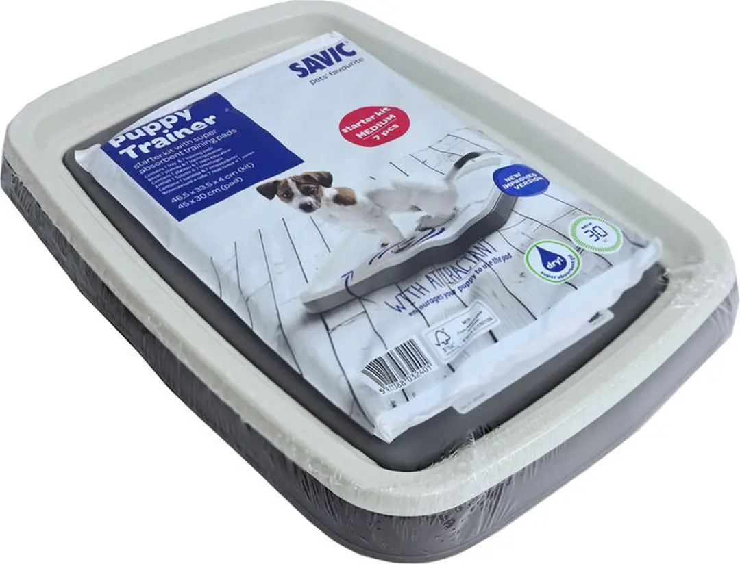 Savic Puppy Trainer Starterkit Medium - 450x300mm - Grijs