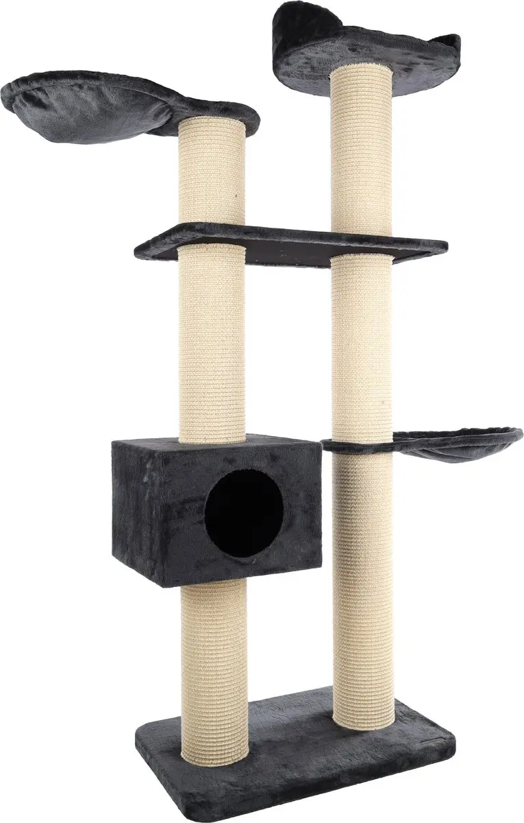 Flamingo Sylvester Krabpaal - 4 Ligplekken - 3 Niveaus - Ø17cm