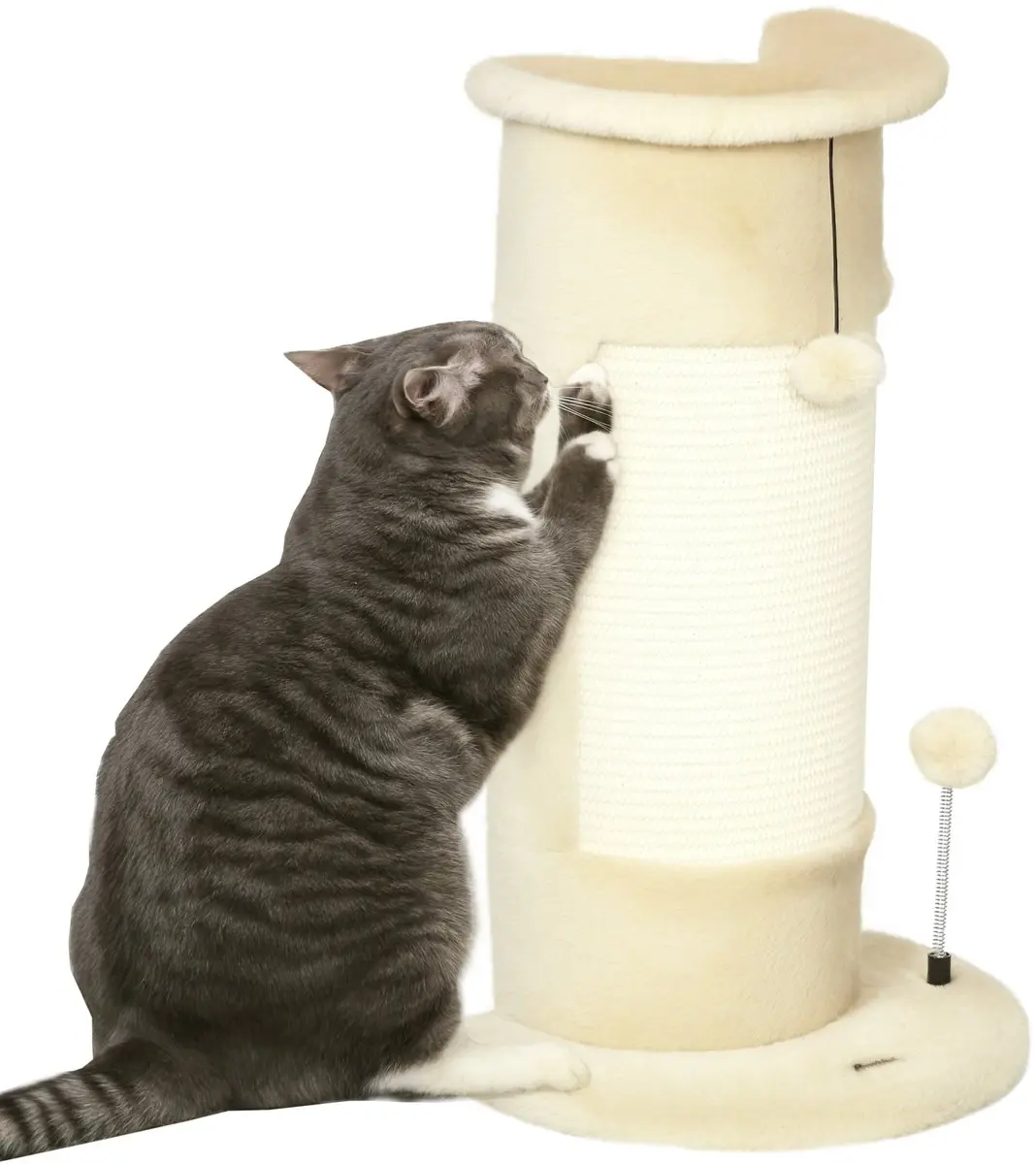 Pawhut Kratzstamm Krabpaal 58cm