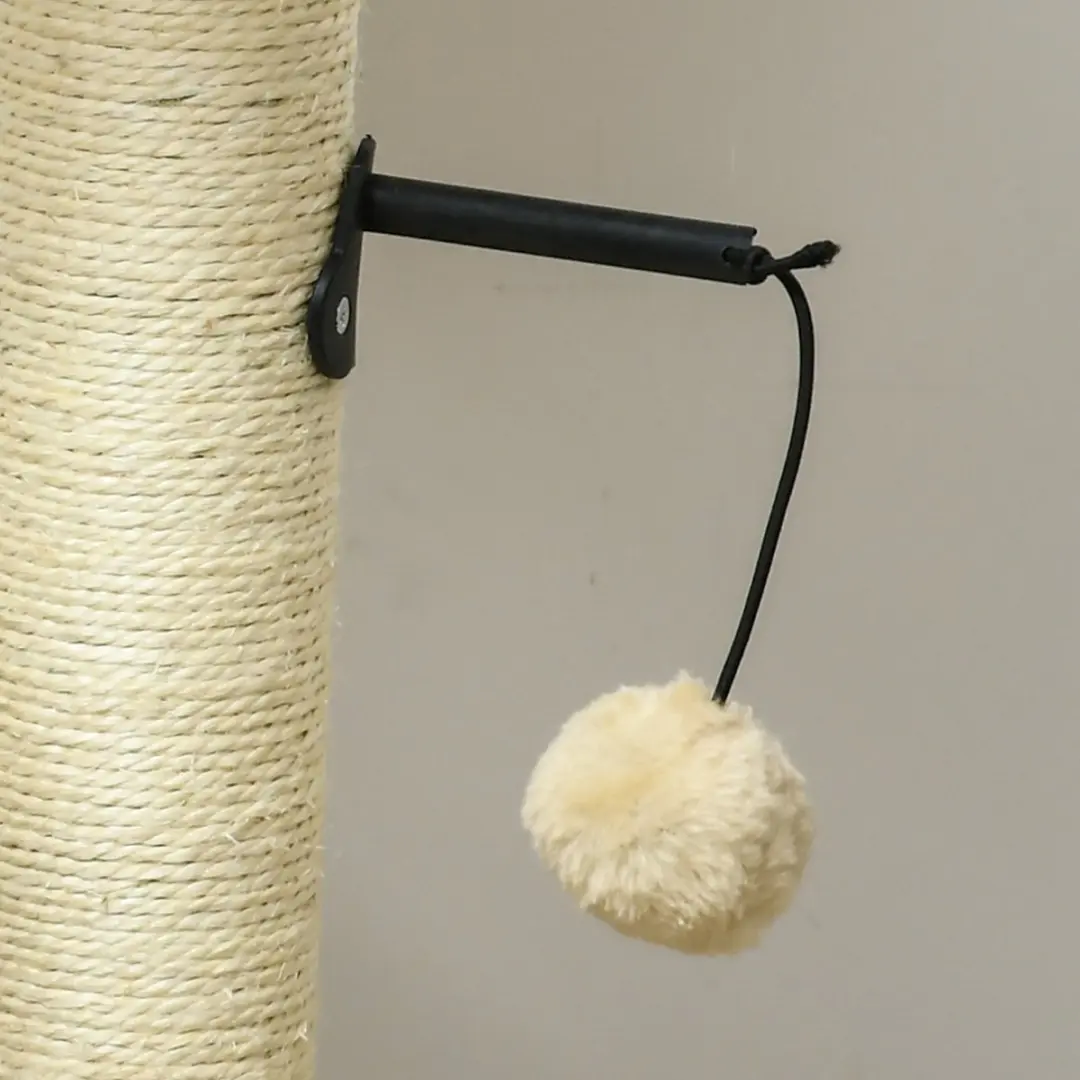 Pawhut Krabpaal 9-Voudig Beige - 60x40x98cm
