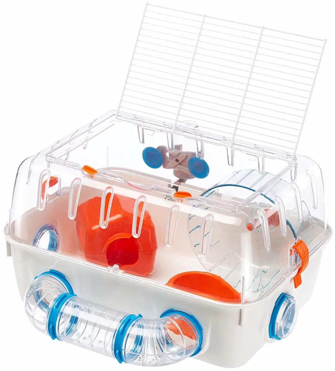 Ferplast Combi 1 Hamsterkooi Wit - 40,5x29,5x22,5cm