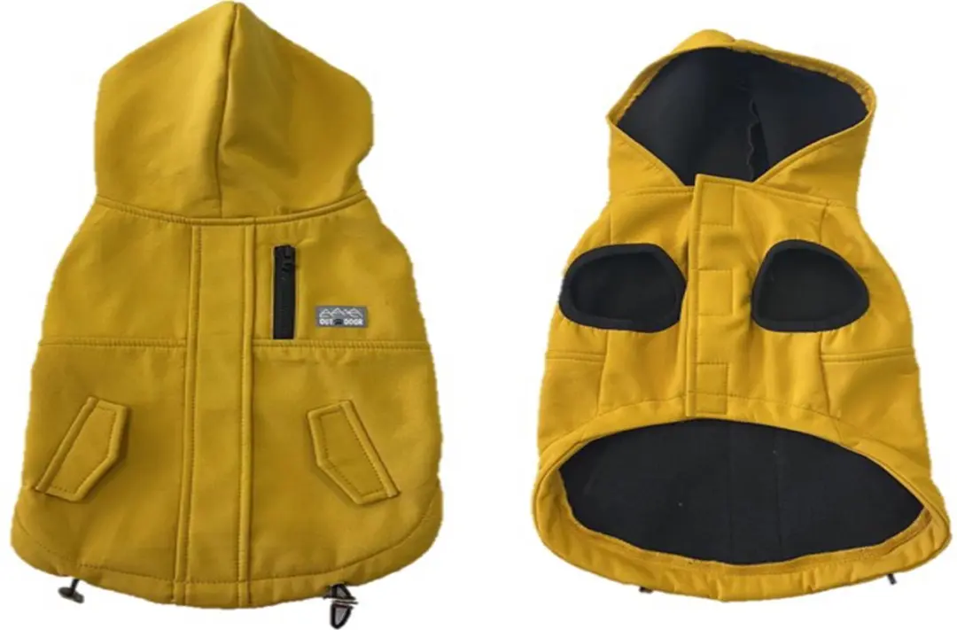 DuvoPlus Hondenjas Parka XS - 30cm Geel