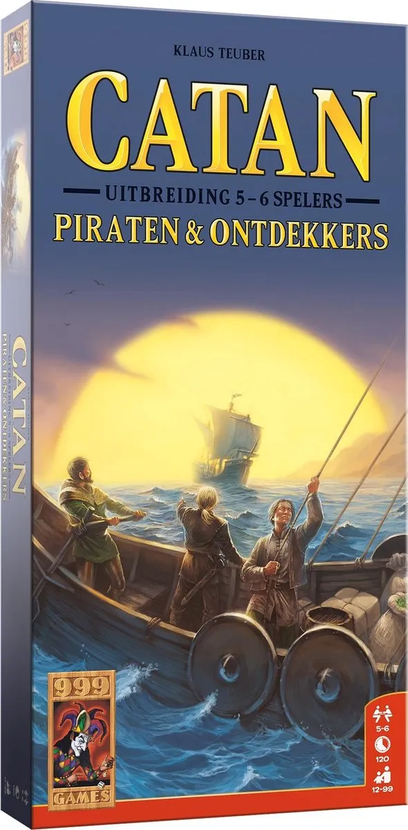 999 Games Catan Uitbreiding Piraten & Ontdekkers - 5/6 Spelers