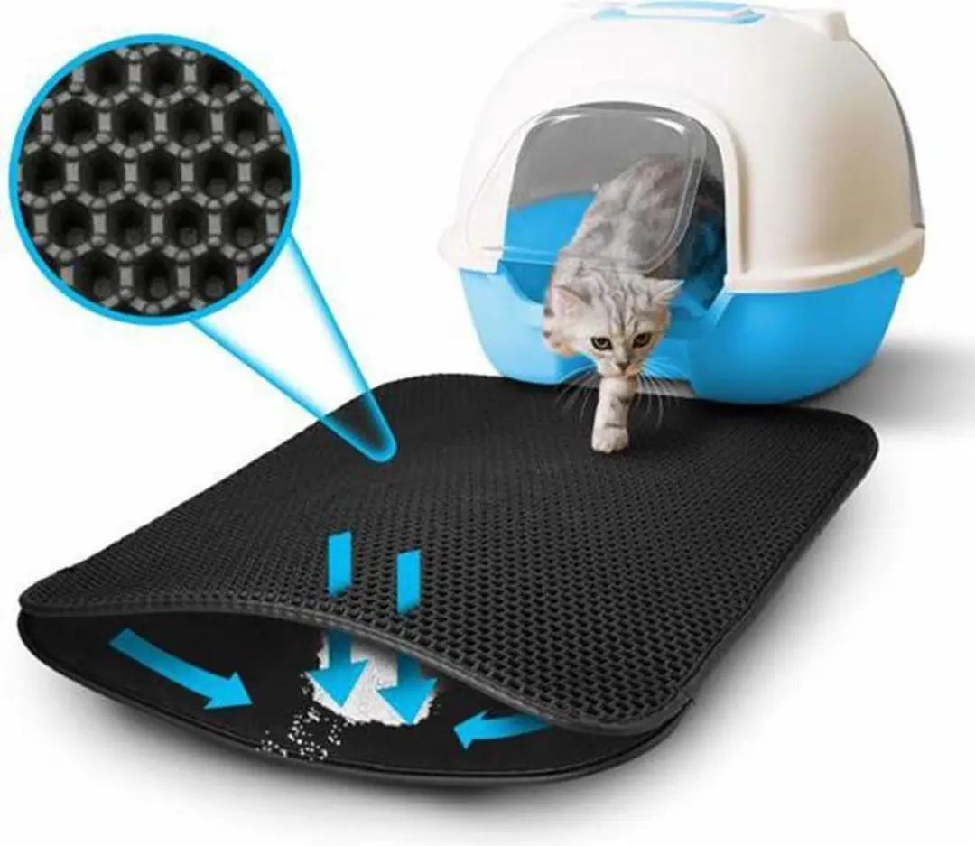 Duvo Swift Kattenbakmat Zwart 45x65cm
