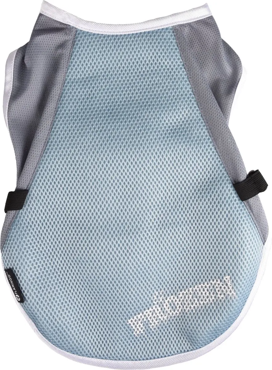 Flamingo Koeljas Hond - M - Frozen Blauw & Grijs