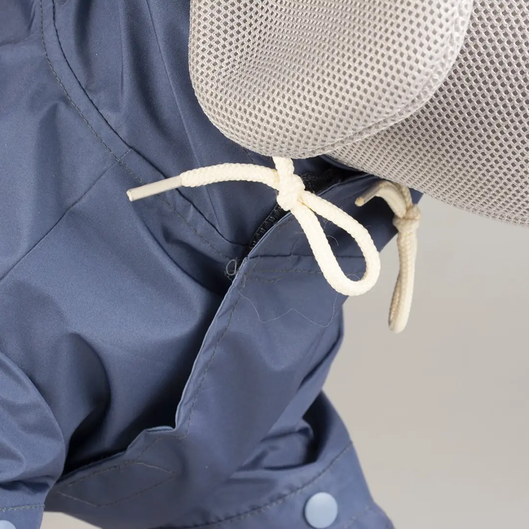 Duvo Dierenkleding Hondenregenjas Parka XS - 30cm - Blauw