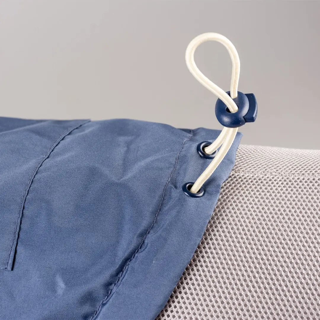 Duvo Dierenkleding Hondenregenjas Parka XS - 30cm - Blauw