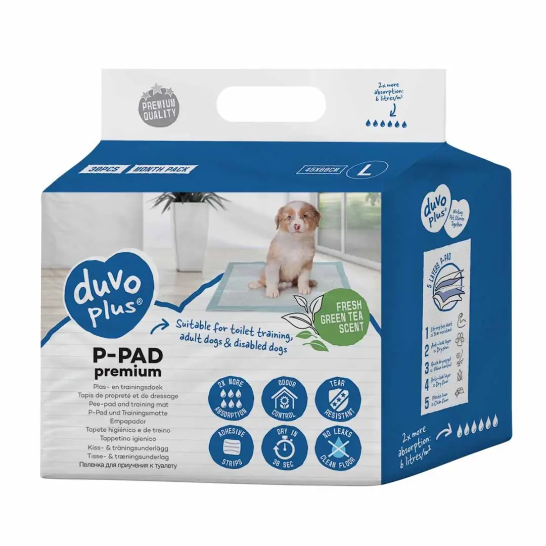 Duvo+ P-Pad Premium Groene Theegeur 30 Stuks - 45x60cm