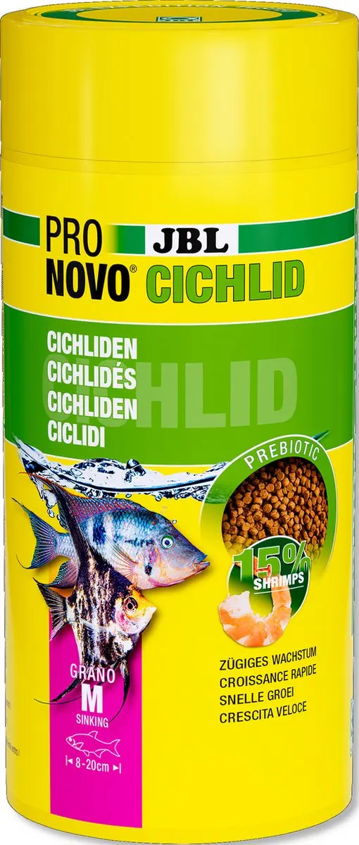 JBL ProNovo Cichlid Grano M 1000ml Viskorrelvoer