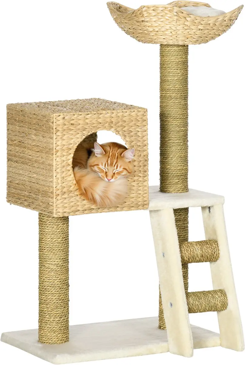 Pawhut Kratzbaum 100,5cm Kattenboom
