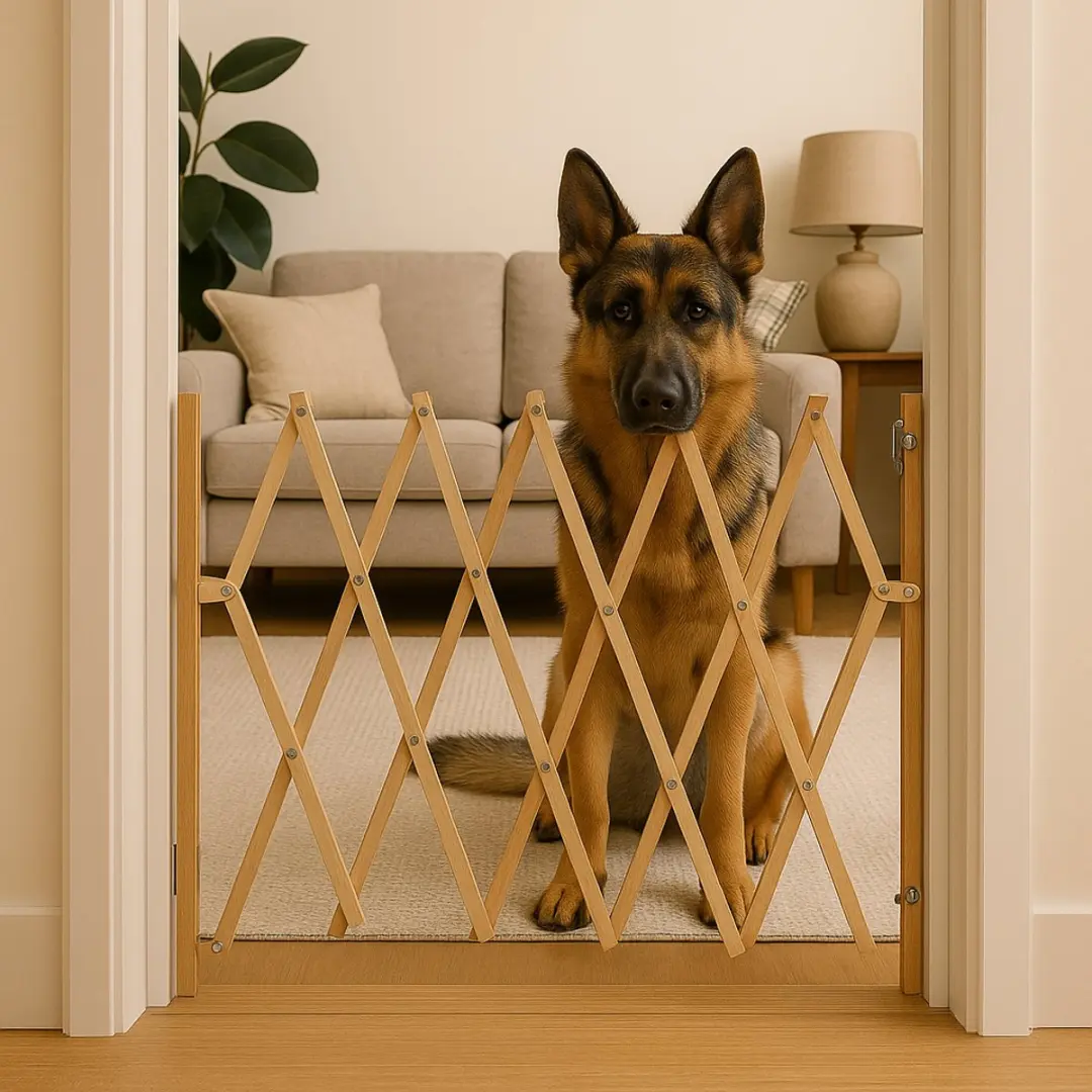 Flamingo Veiligheidshek Monti - 60-107cm x 72,5-83cm - Bruin