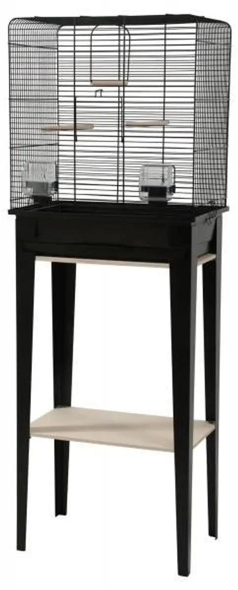 Zolux Chic Loft Vogelkooi 124cm - Hangend - Zwart
