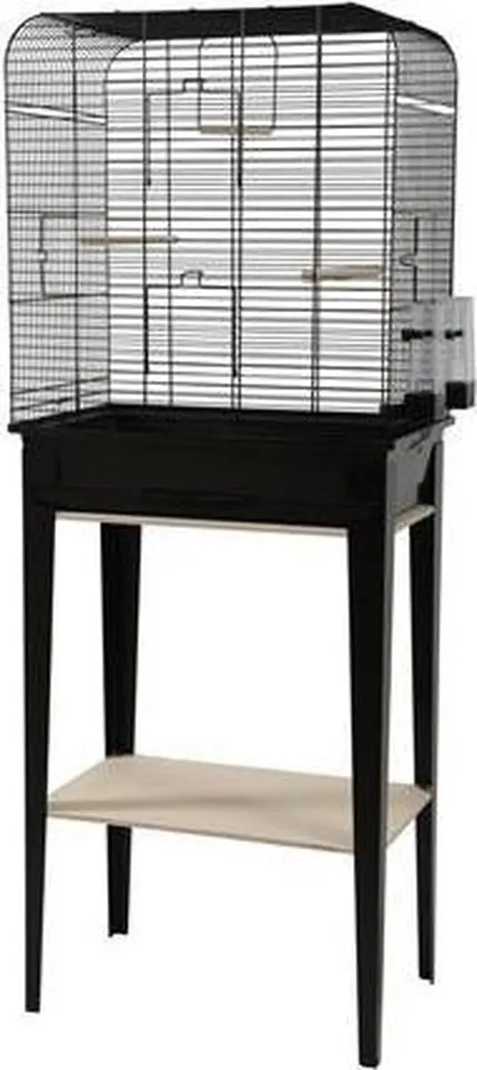 Zolux Chic Loft Vogelkooi 124cm - Hangend - Zwart