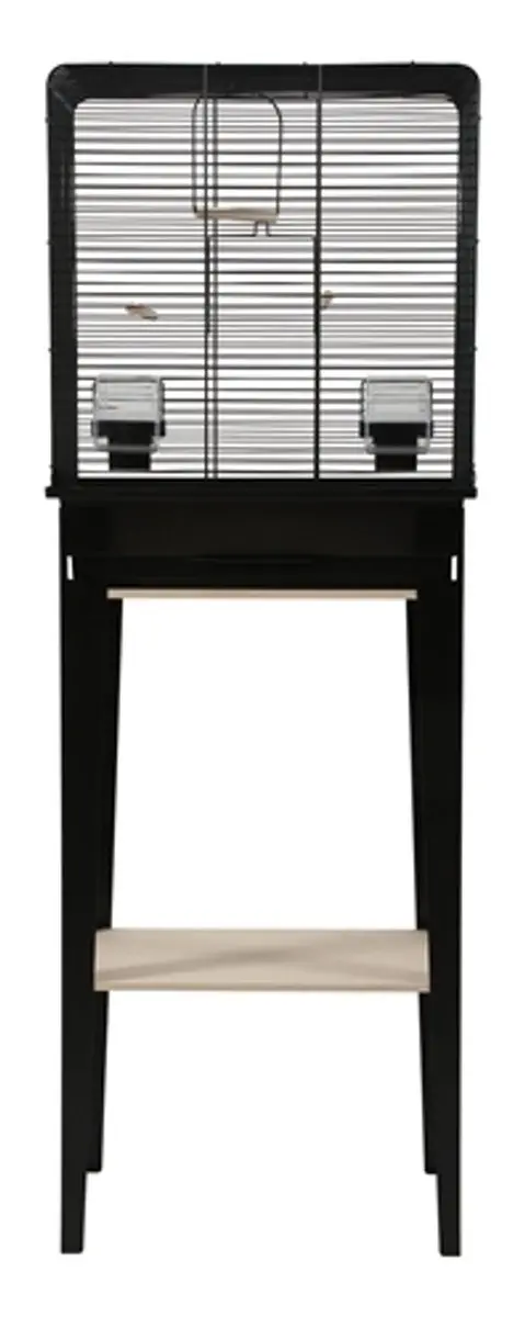 Zolux Chic Loft Vogelkooi 124cm - Hangend - Zwart